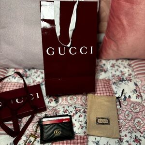 Gucci Black Card Holder